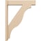 Ekena Millwork 5 1/2-in W x 24-in D x 32-in H Funston Block Rough Cedar Woodgrain TimberThane Outlooker, Primed Tan OUTUR055X24X32FST44RCPR - alternate 5